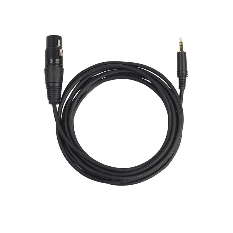 Jack 3.5MM 1/8 Inch To XLR Male To Female Cable, XLR 3 Pin To Aux Cord for Smartphones, Laptops, Powered Speaker, Mixing Console