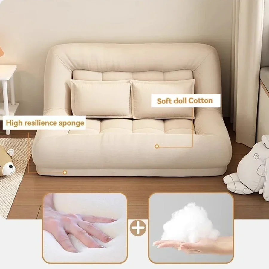 Sofa Bed Folding Dual-use Simple Single Double Bed Living Room Small Unit Leisure Lounge Chair Bedroom Can Sit Or Lie Tatami