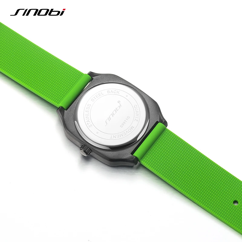 SINOBI Creative Design Men\'s Watches Original Mans Quartz Wristwatches Football Fans Support Clock Waterproof Relogio Masculino