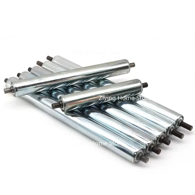25mm Unpowered Galvanized Drum Conveyor Belt, Roller Accessories 25 * 100-25 * 1200