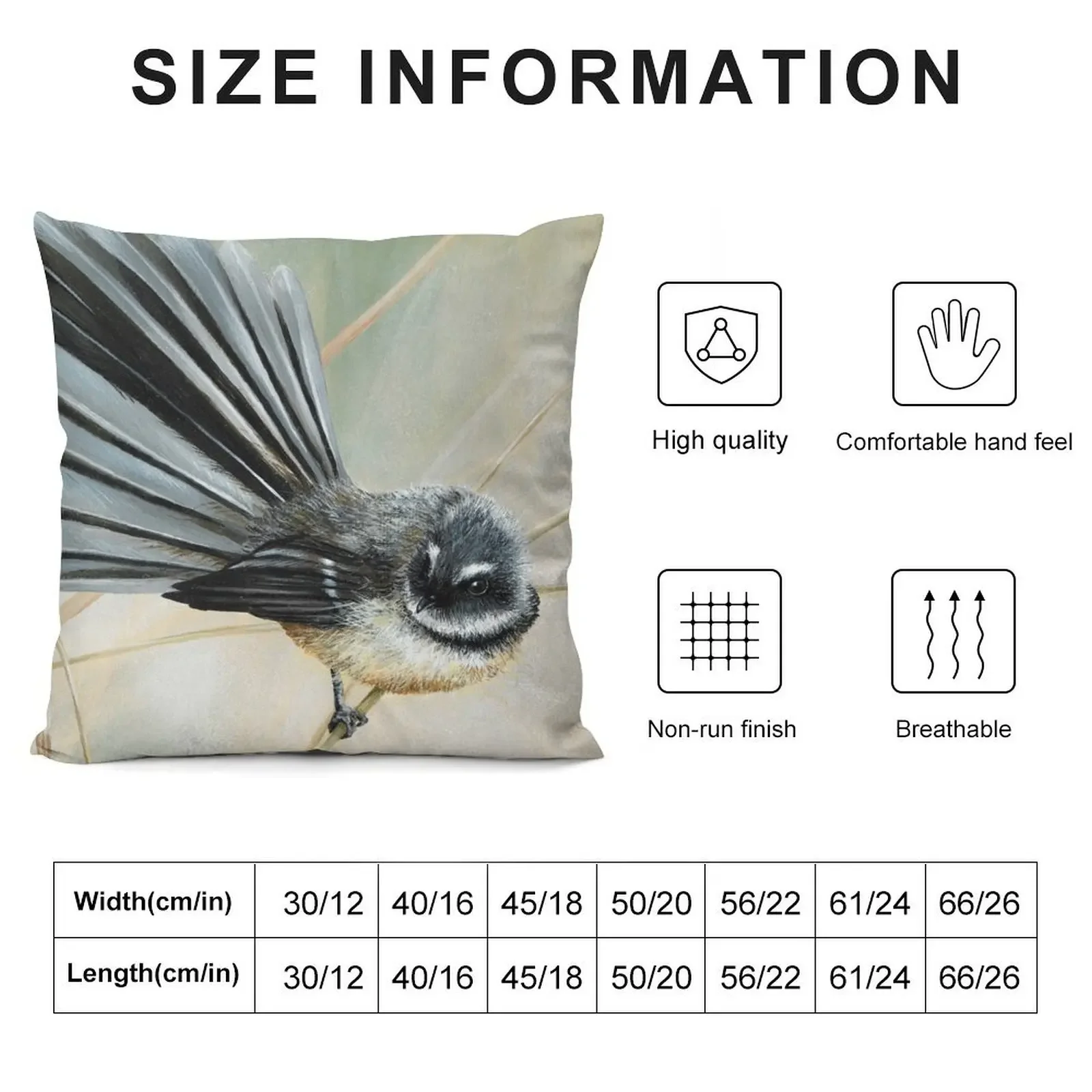 Morning Light - Fantail Throw Pillow Luxury Sofa Cushions Cushion Cover For Sofa pillow