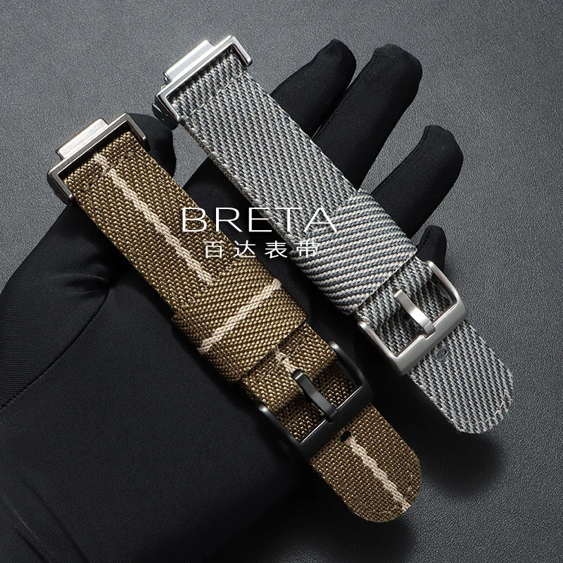 Pulseira de nylon para casio dw5600 GW-B5600 GW-M5610 ga110 ga2100 GA-700 substituir pulseira esportiva com adaptador de aço inoxidável