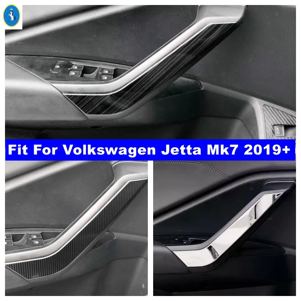 

Inner Closing Door Handle Cover Trim For Volkswagen Jetta Mk7 2019 - 2022 Accessories Interior Armrest Frame Trim Car Interior