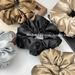 Fashion  Big Scrunchies for Hair Ties With Fillers  Elastic Hair Bands for Girls and Women Hair Accessories Tieup French Style