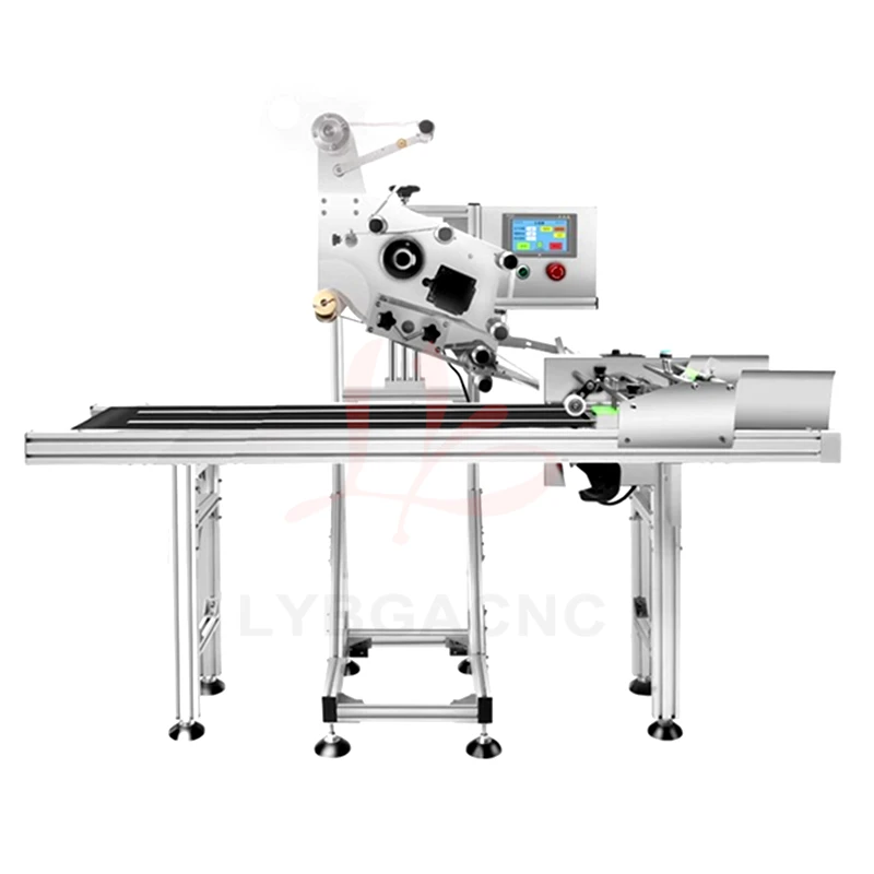LY-660 เครื่องติดฉลากสายการประกอบอัตโนมัติเต็มรูปแบบอุปกรณ์ติดฉลากแบบแบนอัจฉริยะสําหรับถุงอาหารกล่องบรรจุภัณฑ์กล่องกระดาษ