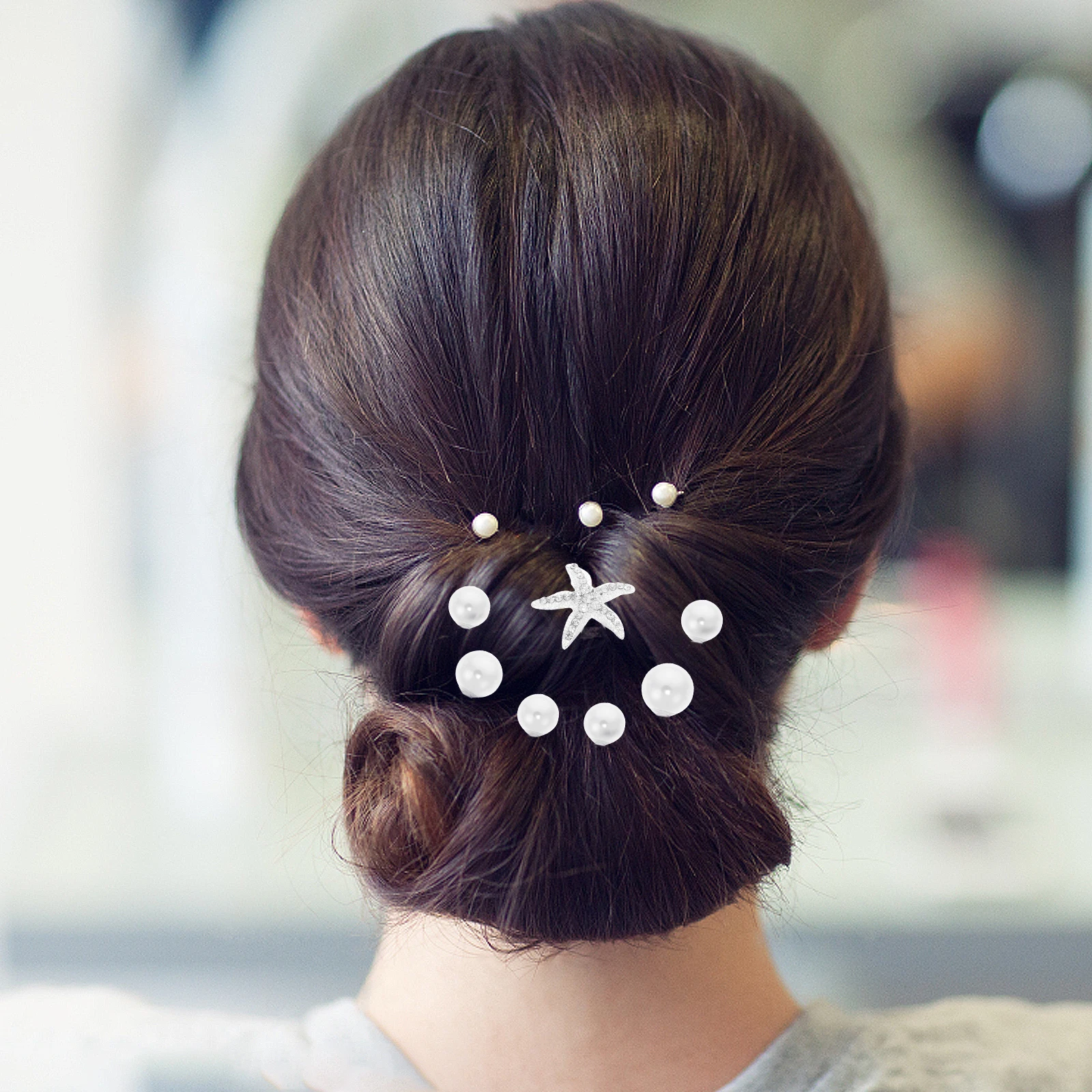 

24pcs Wedding Bridal Hairpin U-Shaped Pearl Hair Accessories Headpiece For Women Bridesmaid Occasion Hair Pins