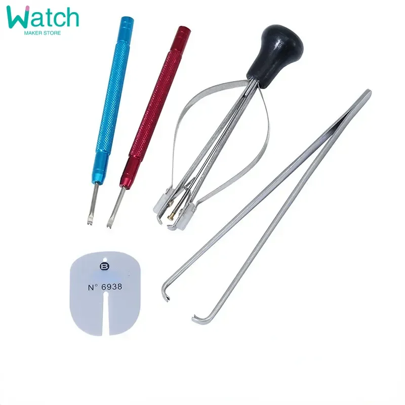 2/3 قطعة ساعة الأيدي مزيل ساعة الضغط الإبر المنتقى مجتذب المناسب أداة إزالة الصواميل الساعاتي ساعة أداة إصلاح اكسسوارات عدة