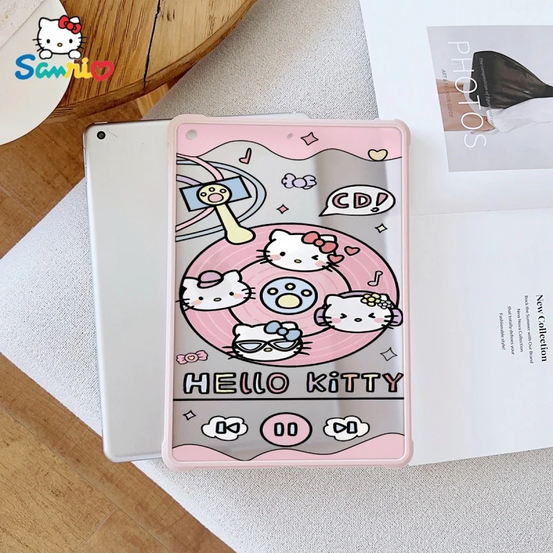 

Sanrio Hello Kittypattern Pink iPad Transparent Drop Case, suitable for iPad Pro 2022/2024, iPad Air 3/5, iPad Mini 6, iPad 6/10