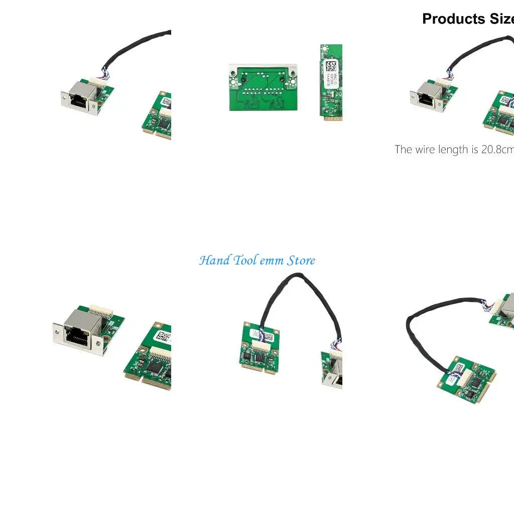 

H37F Networking Card Mini PCIE 2.5G Gigabit Ethernet Adapter i225V B3 2.5G/1000/100Mbps Mini PCIE Networking Card