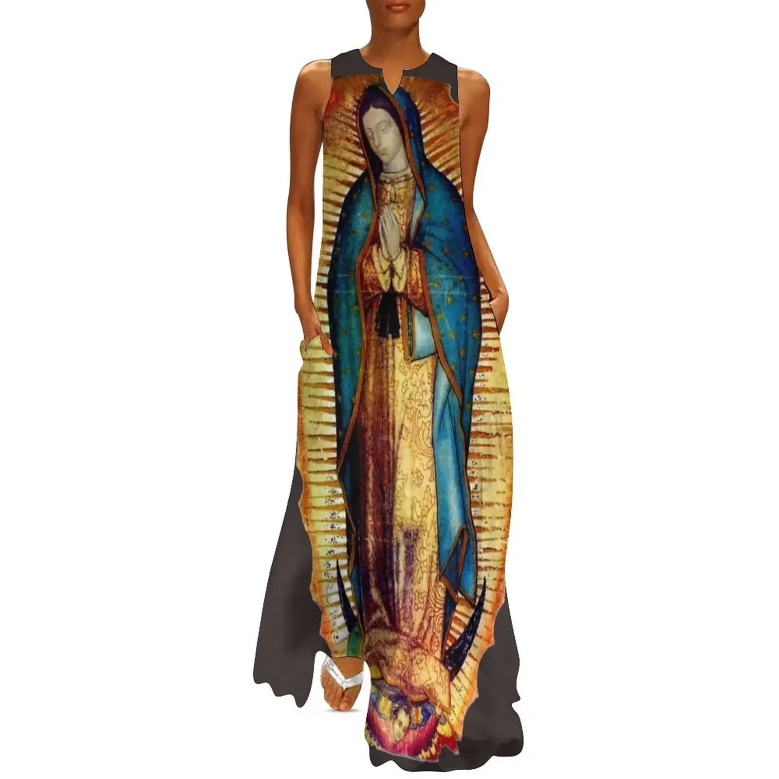 

Our Lady of Guadalupe Tilma Replica Long Dress party dress women elegant luxury luxury evening dresses for women 2025 Dress