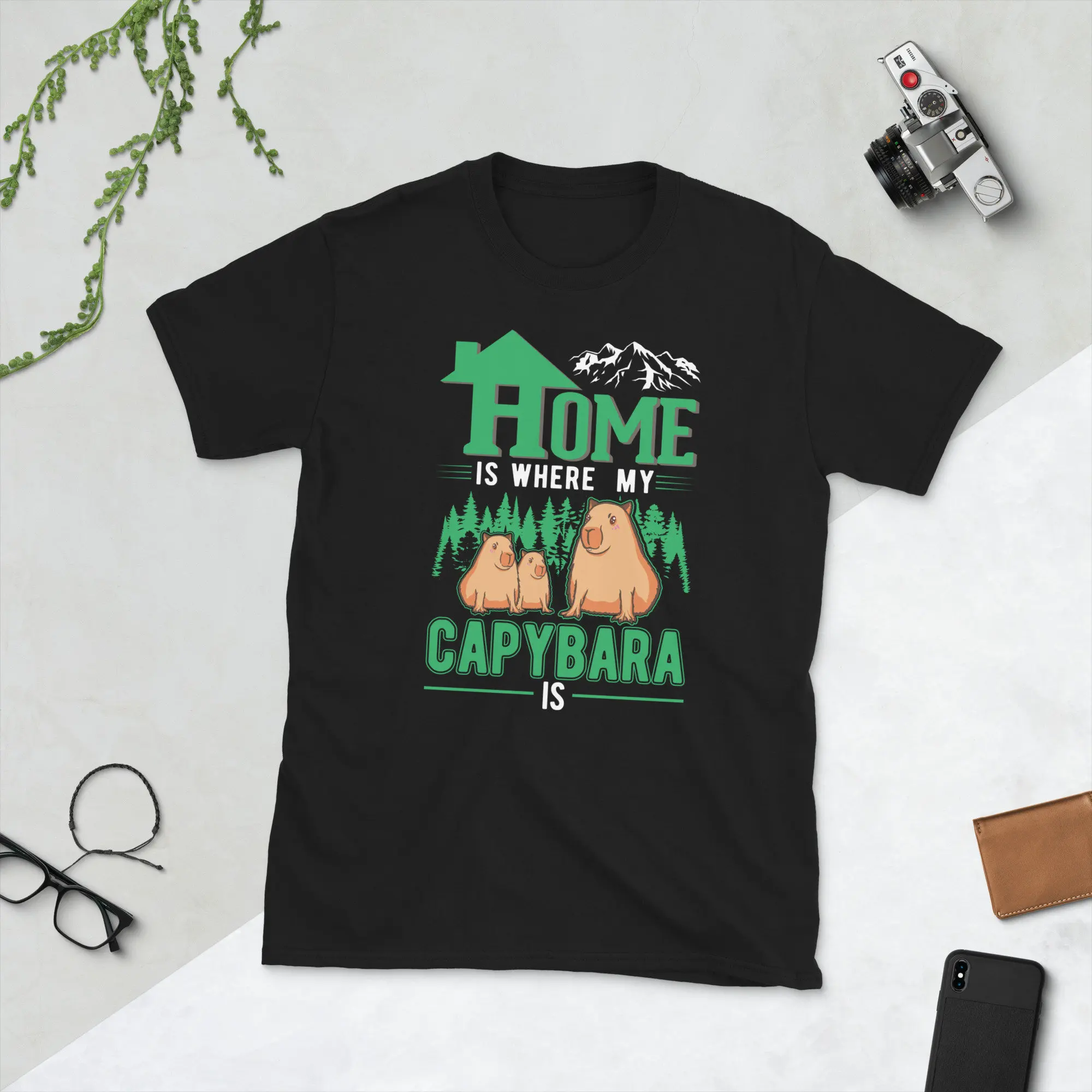 Funny Capybara T Shirt Men Capibara