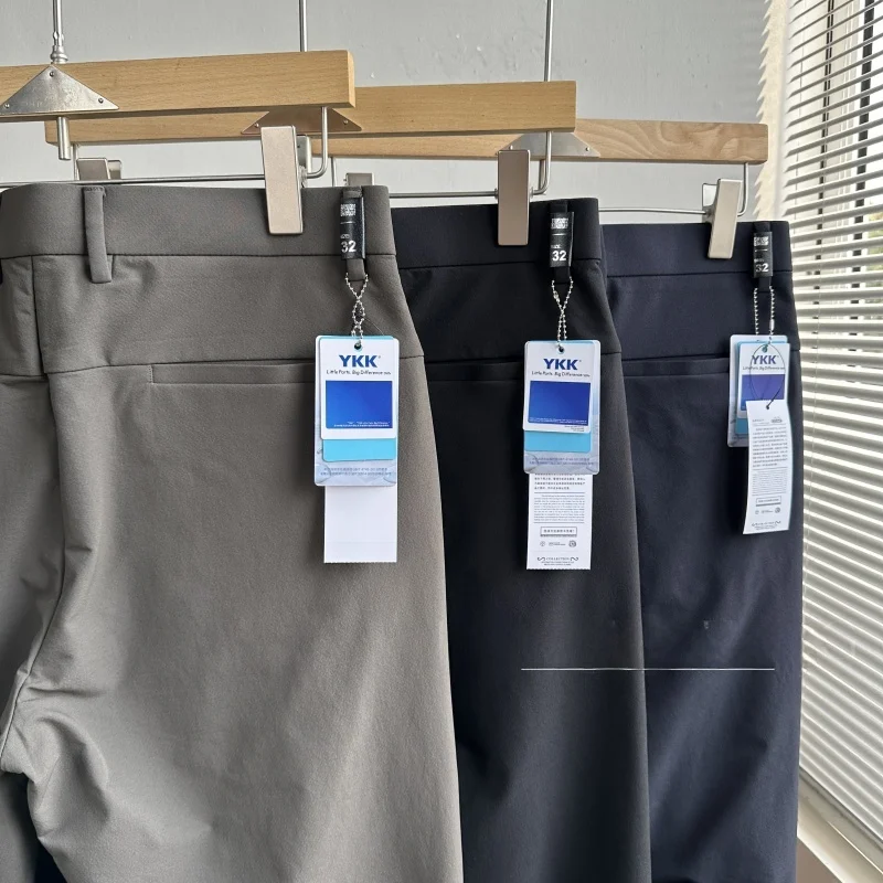 

Мужские повседневные брюки для активного отдыха, комфортные, универсальные, прямого кроя, из дышащего нейлонового волокна, для поездок на работу, длинные