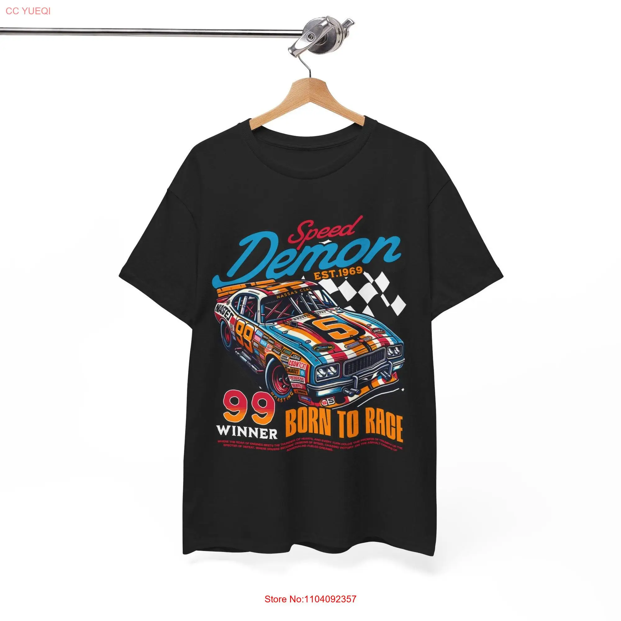 Speed Demon T Shirt Racing Enthusiast Bold and Thrill vintage car long or short sleeves