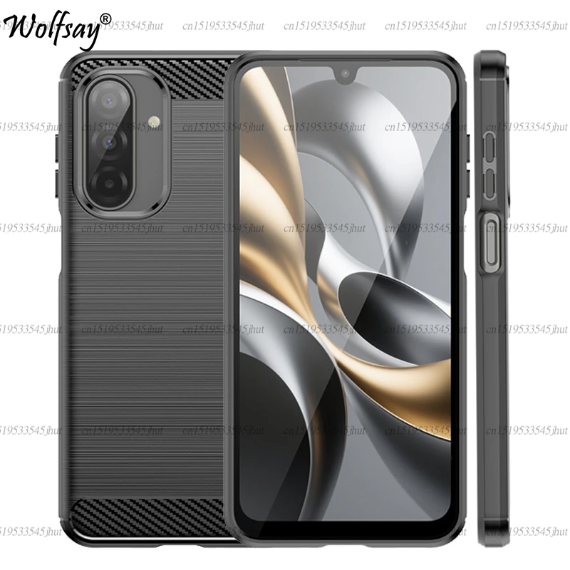 For Samsung Galaxy Buddy 5 Case Shockproof Soft Silicone Carbon Fiber Back Cover Samsung Buddy 5 Case For Samsung Buddy 5 Case