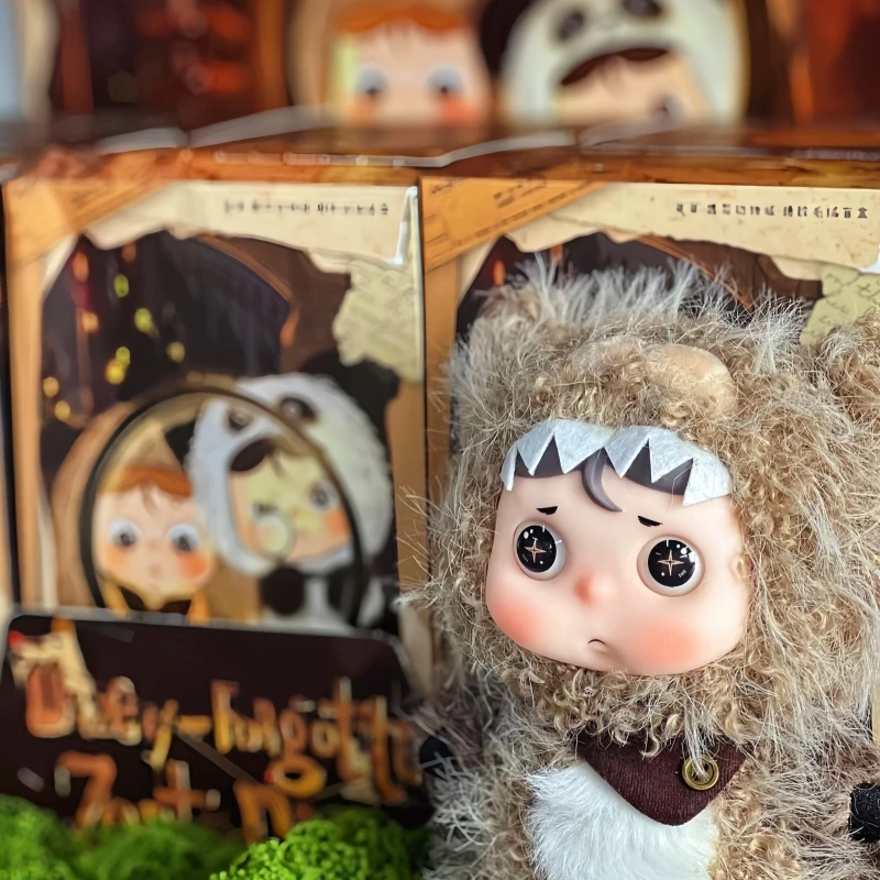 

Новая распродажа, оригинальный черный Play Dumb Forget Animal City Series, высококачественный виниловый плюшевый кулон, сюрприз, слепая коробка, орнамент, подарки