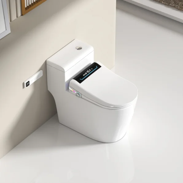

2026 new design electronic heating automatic intelligent uv-shaped bidet toilet seat with automatic lid opening function