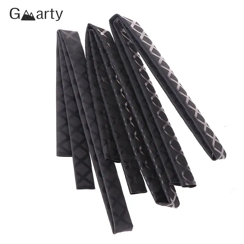 Fishing Rod Anti-skid Wraps PVC Tube Grip Cable Sleeve 1M Non-slip Heat Shrink Tubing Fishing Waterproof Badminton Racket Sleeve