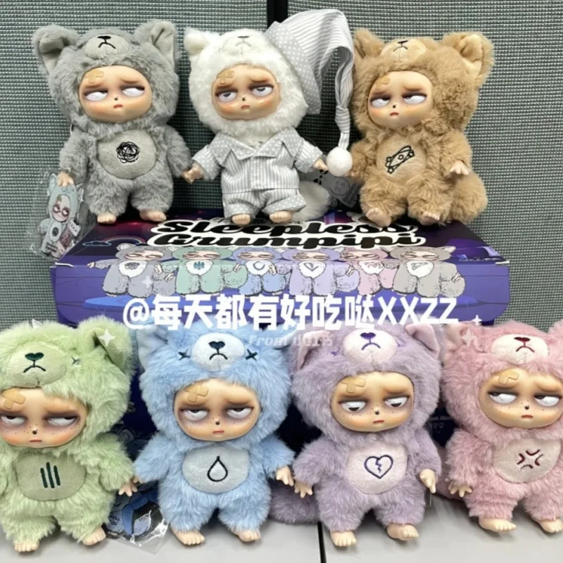 

Аутентичная слепая коробка серии Grumpipi «Sleepless Rage» — виниловый брелок Grumpipi, фигурки, милые подарки для снятия стресса для нее