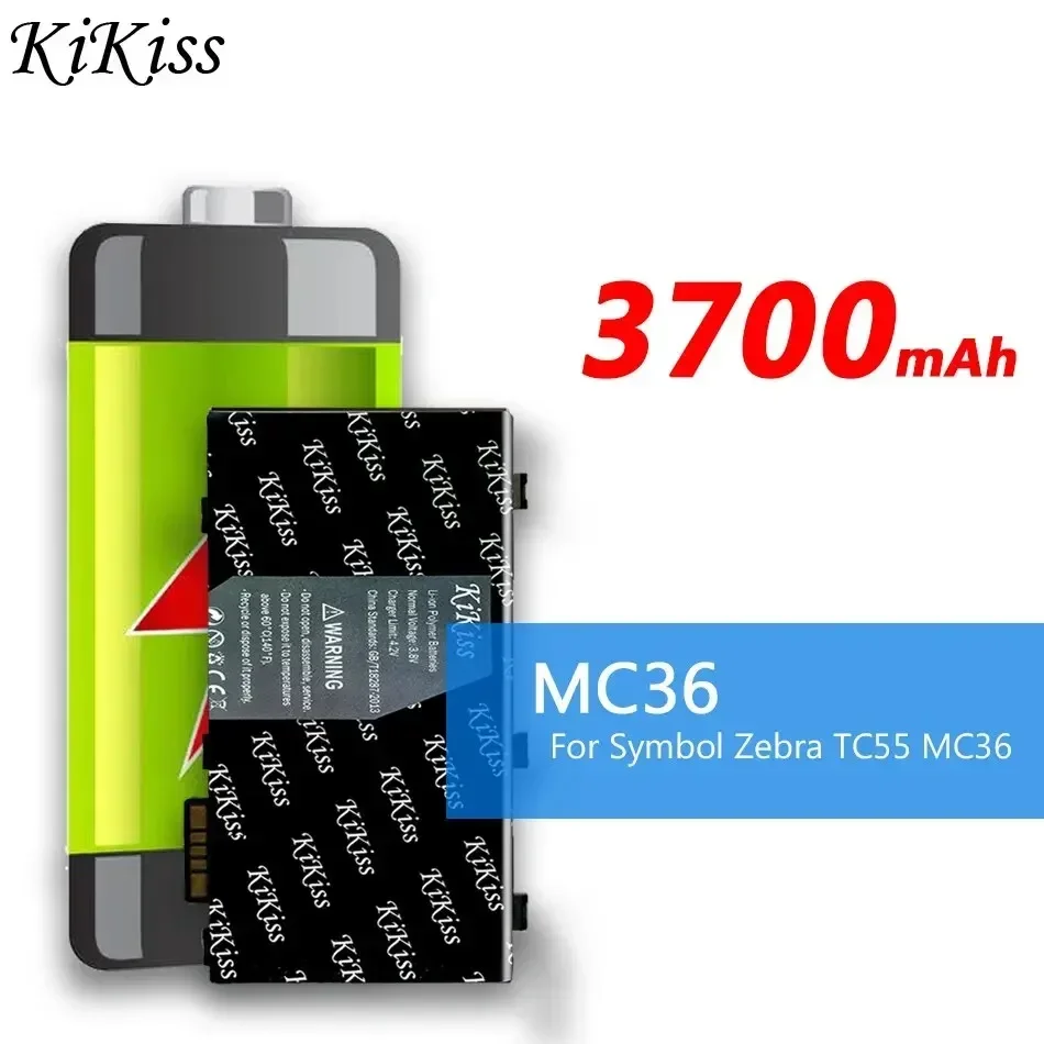 

Аккумулятор KiKiss MC 36 (82-164807-0) 3700 мАч для Motorola Moto Symbol Zebra TC55 MC36 821648070, сменная батарея