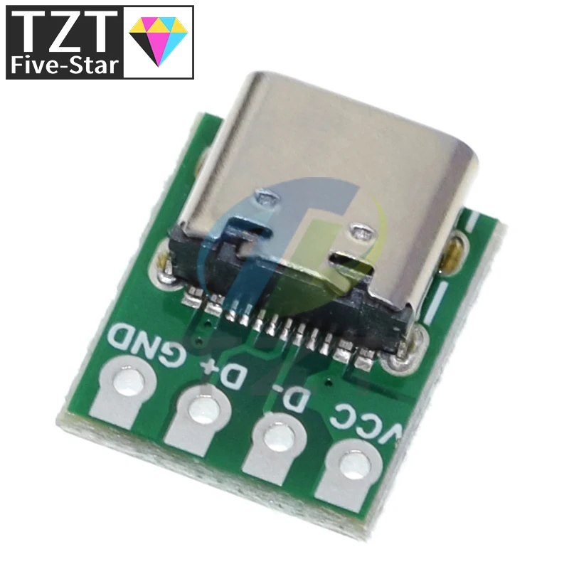 1/5/10Pcs USB 3.1 Type C Connector 16 Pin Test PCB Board Adapter 16P Connector Socket For Data Line Wire Cable Transfer image 5