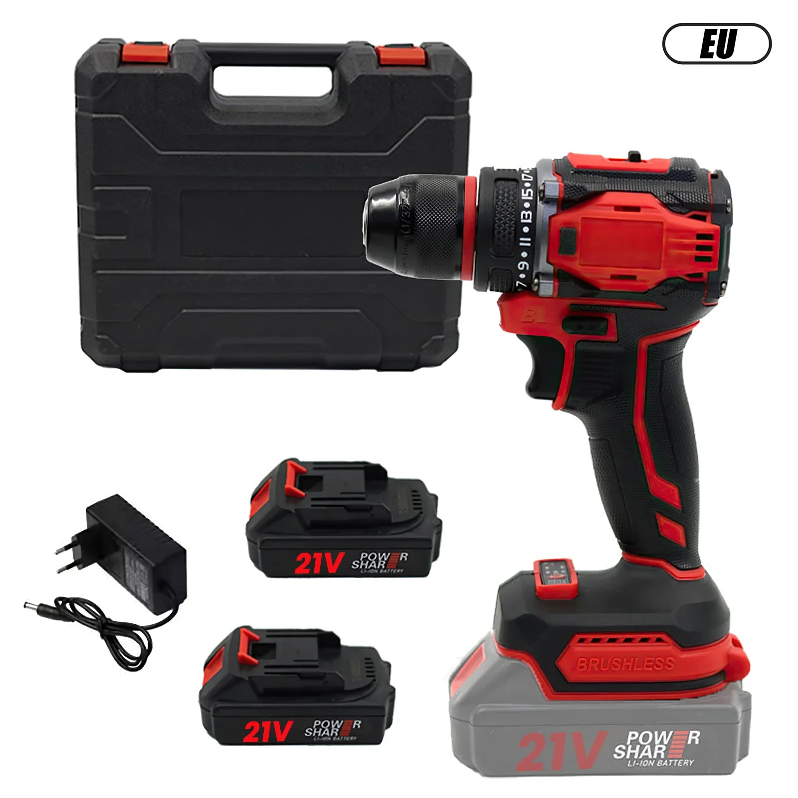 

Cordless Screwdriver Brushless Electric Impact Driver Electric Impact Drill For 21V Battery Impact Screwdriver Cordless Drill