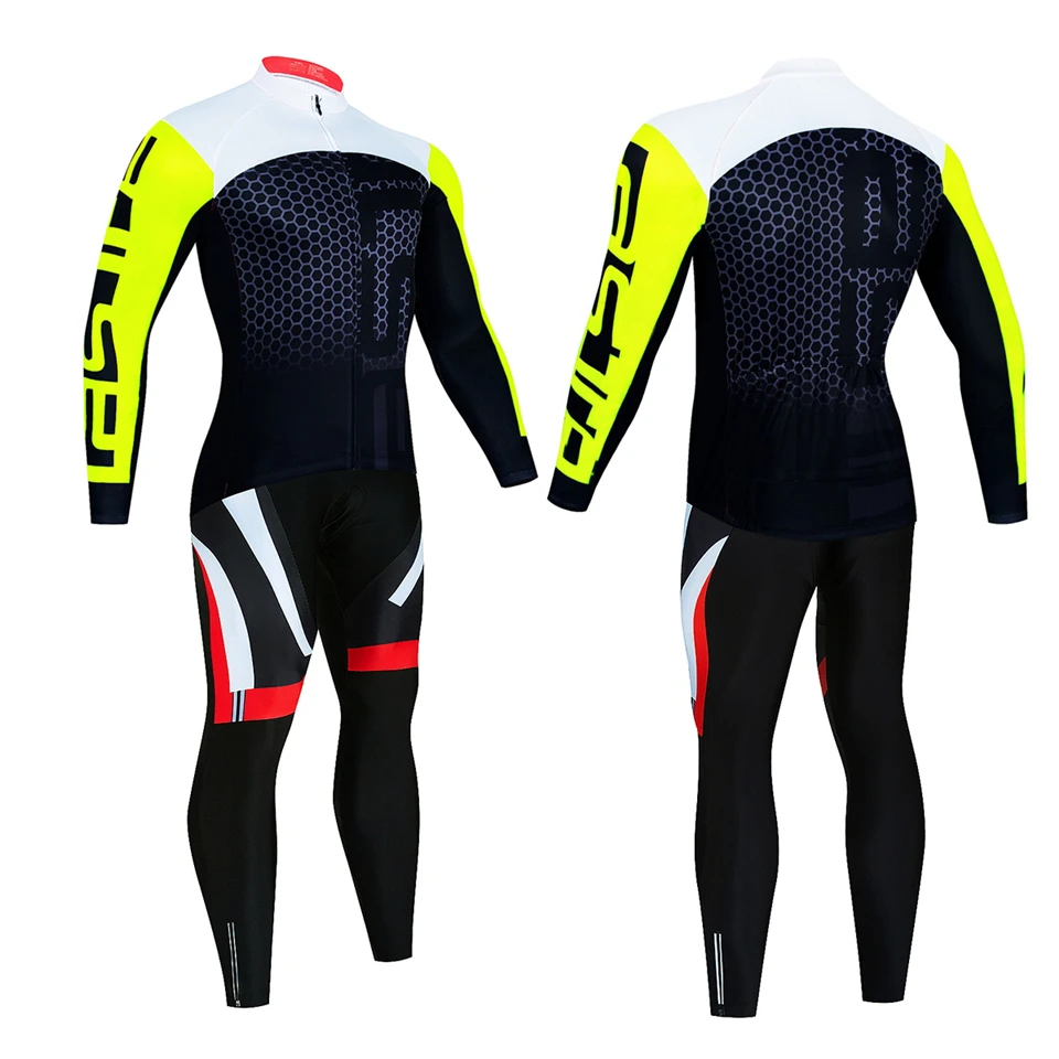 2025 Autumn cycle Long Sleeve Cycling Jersey Set Breathable MTB Bike Clothes Wear Bicycle Cycling Clothing Ropa Maillot Ciclismo