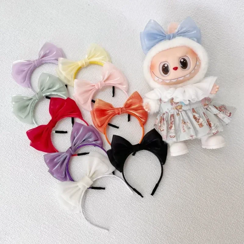 Pour labubu 4.0 vêtements les monstres broche pour l'amour série nœud écharpe robe pour Labubu 3.0 V2 V1 poupée vêtements accessoires jouet cadeau