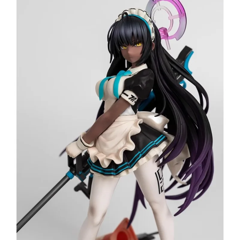

In Stock Blue Archive The Animation Kakudate Karin Black-skinned maid 25cm Models Toys Desktop Decoration Anime Collections
