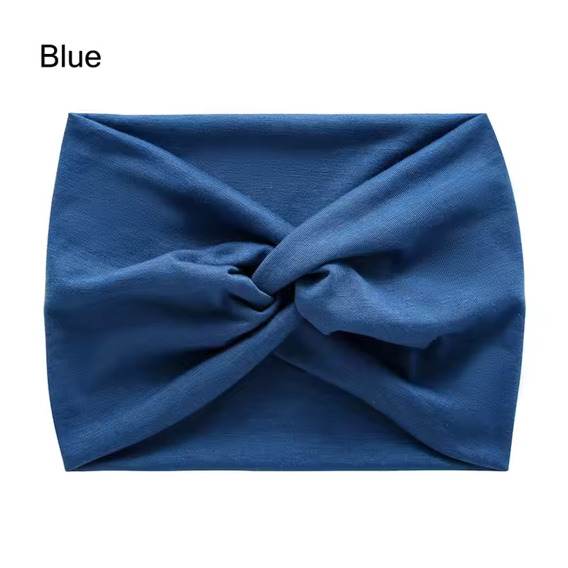 Hair Accessories Twisted Extra Large Thick Wide Headbands Turban Workout Headband Head Wraps for Women - Image 22