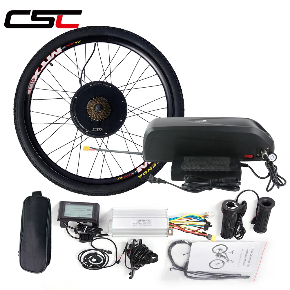 AliExpress CSC Electric bike Conversion Kit Bike Wheel kit 48V 1000W 1500W 26in 27.5in 29inch SW900 E-Bike Hub Motor MTX rim UK stock