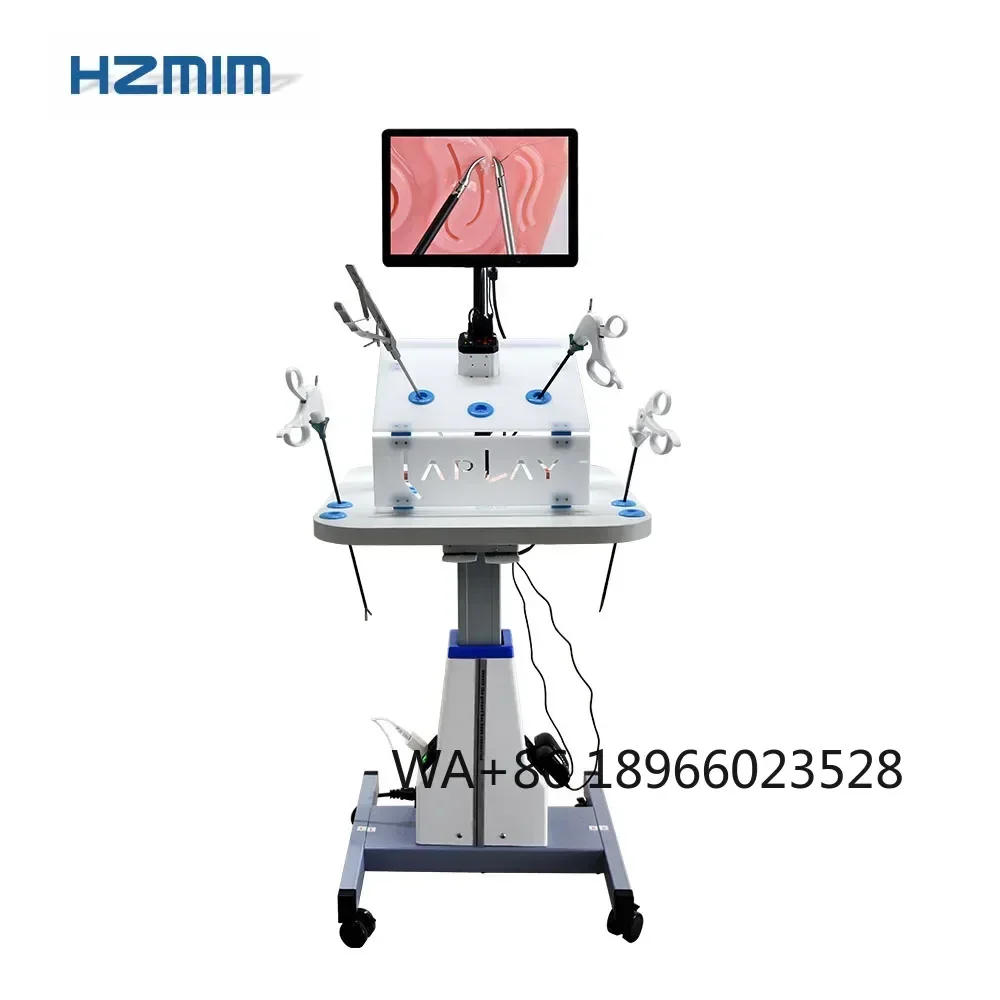 

Laplay Laparoscopic Trainer Simulator Box with and Practice modules for Doctor Medical Students Nurse Training