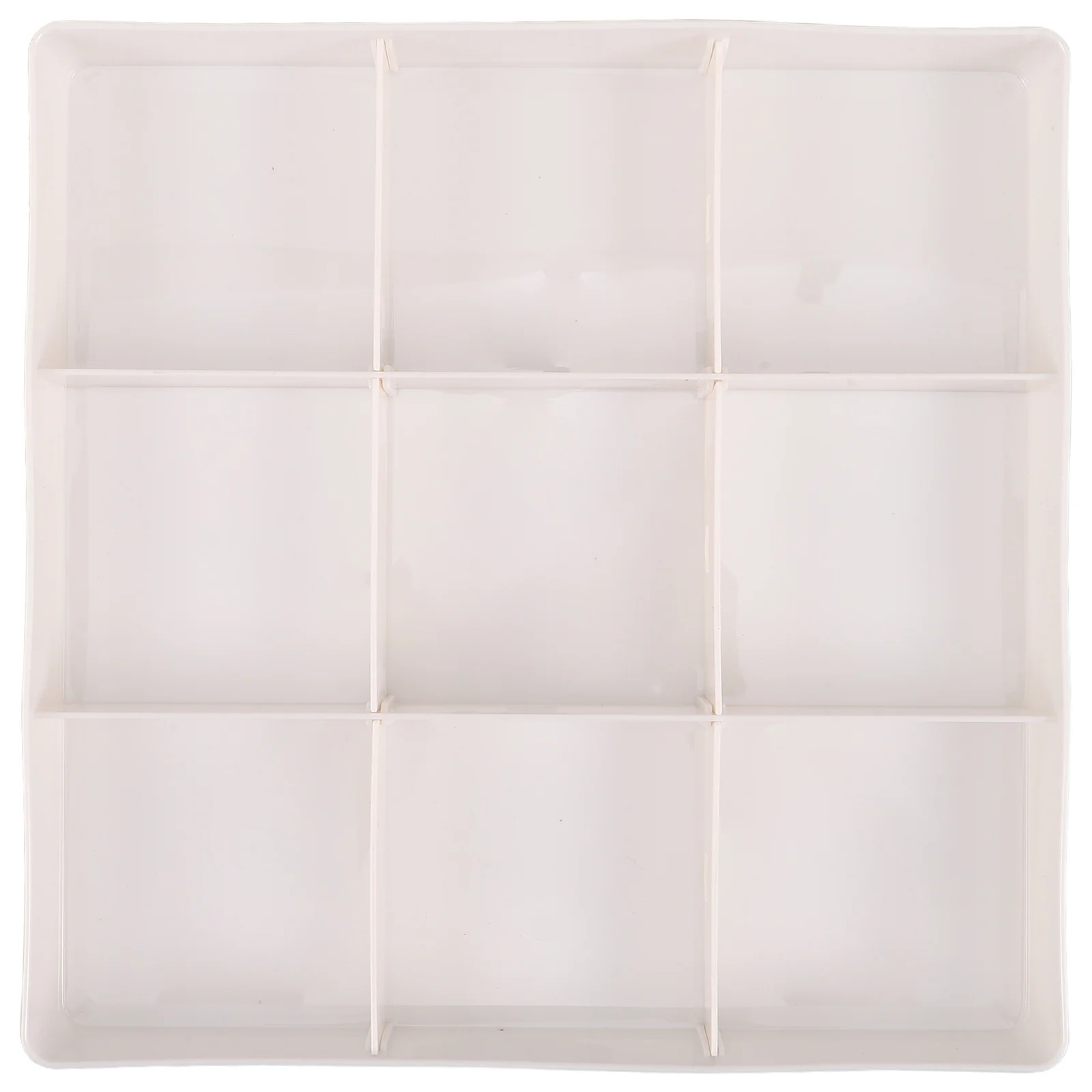 منظم فواصل أدراج شفافة قابلة للتعديل للمكياج والعناية بالبشرة والعطور وأحمر الشفاه وصندوق تخزين المكتب ومنظم المكياج