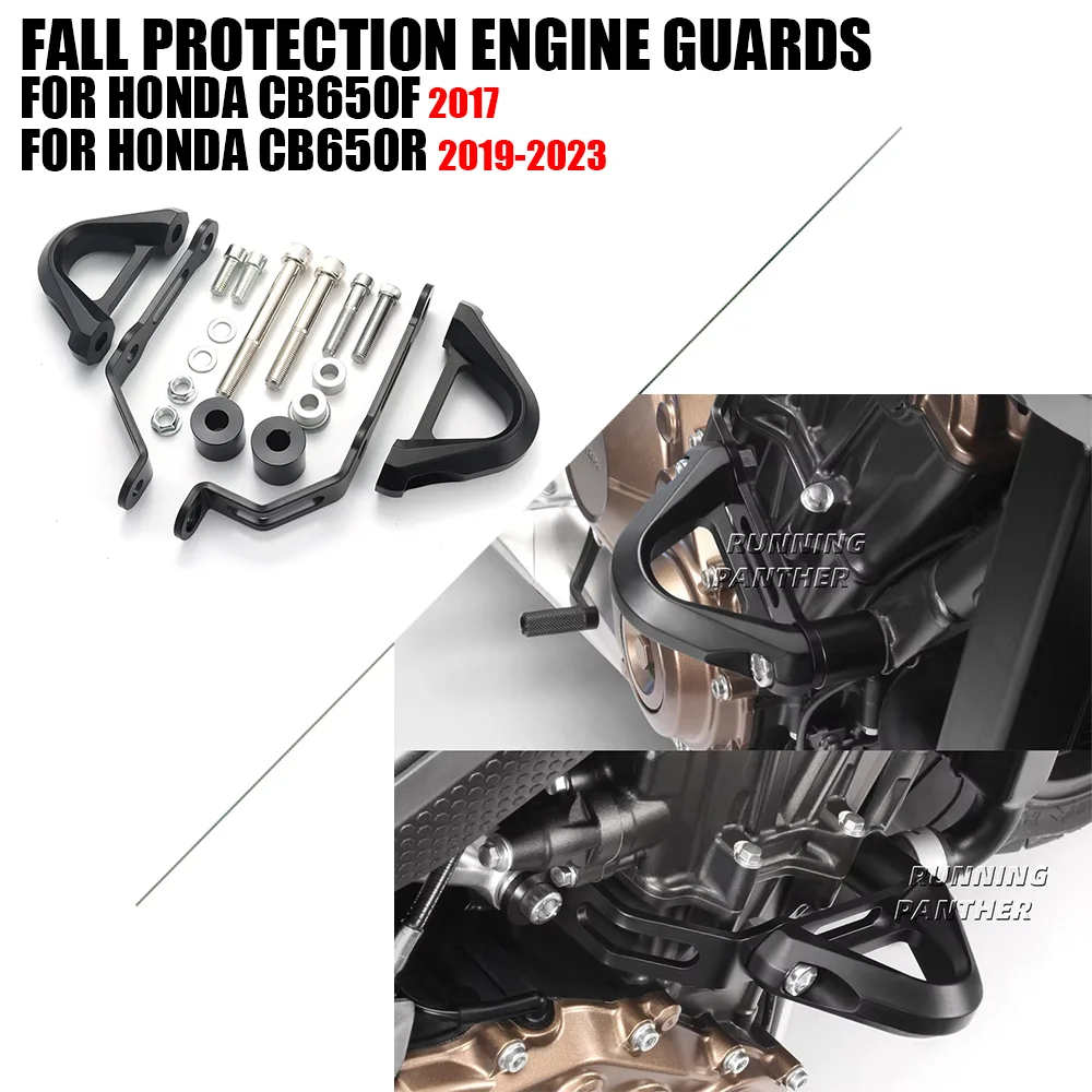 

Engine Guard Anti Crash Frame Slider Falling Crash Protector Cover accessories FOR HONDA CB650R CB650F CB 650 R F CB 650R 650F