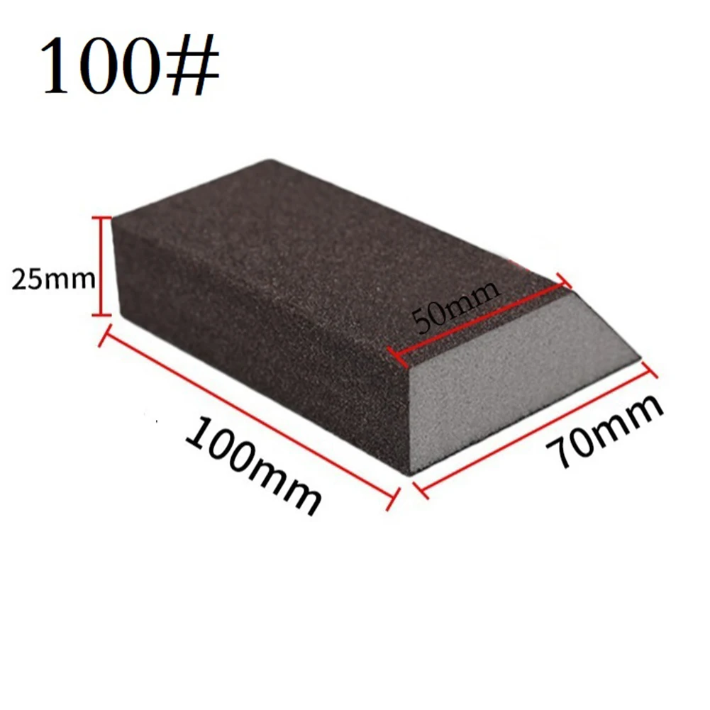 For Amber Polishing Abrasive Sanding Foam Polishing Pad 100x70mm For Cleaning Scrubber Effective On Wood, Metal, Plastic