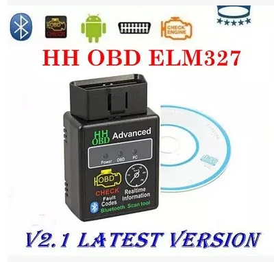 

ELM327 Bluetooth OBD2, черный корпус, новый, Android Mini
