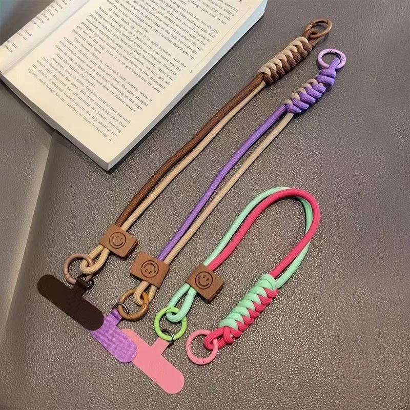 British Style Color Collision Mobile Phone Lanyard Anti-loss Cell Phone Wrist Strap Mobile Hang Chain Beads SJGS20 - náhled 6