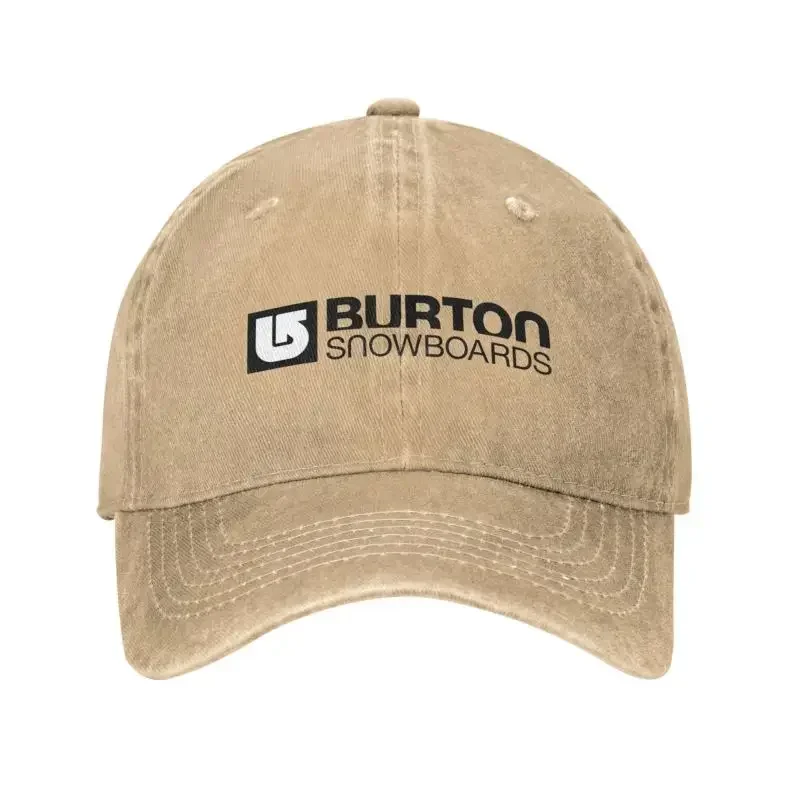 Punk Unisex Cotton Burtons Arrow Logo Snowboards Baseball Cap Adult Adjustable Dad Hat Women Men Sun Protection