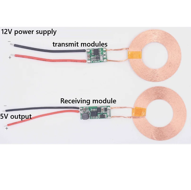 12V power supply long-distance high current wireless charging wireless power supply module XKT001-19