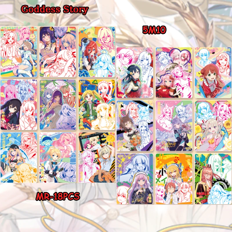 Anime Goddess Story 5M10 MR XR BHR juego de tarjetas Hoshino Ai Kitagawa Marin Gotoh Hitori regalo de cumpleaños de Navidad juguetes coleccionables