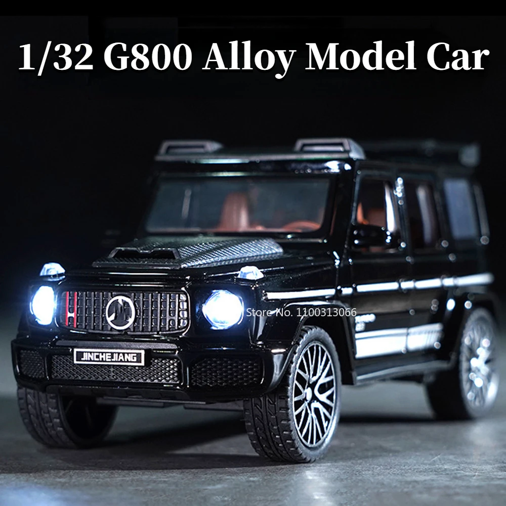 

1/32 G800 Alloy Model Car Toys Simulation Diecasts SUV Car with Pull Back Function Off Road Vehicle for Kids Collection Gifts