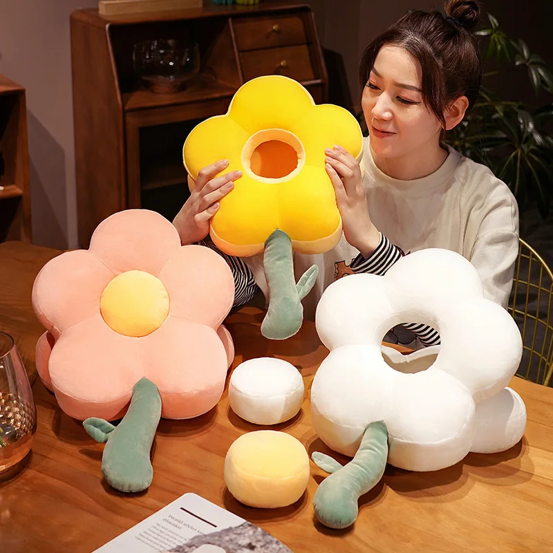Flower Nap Pillow Cushion Office Lunch Break Nap Pillow Students' Table Sleeping Pillow Children's Classroom Sleeping Pillow