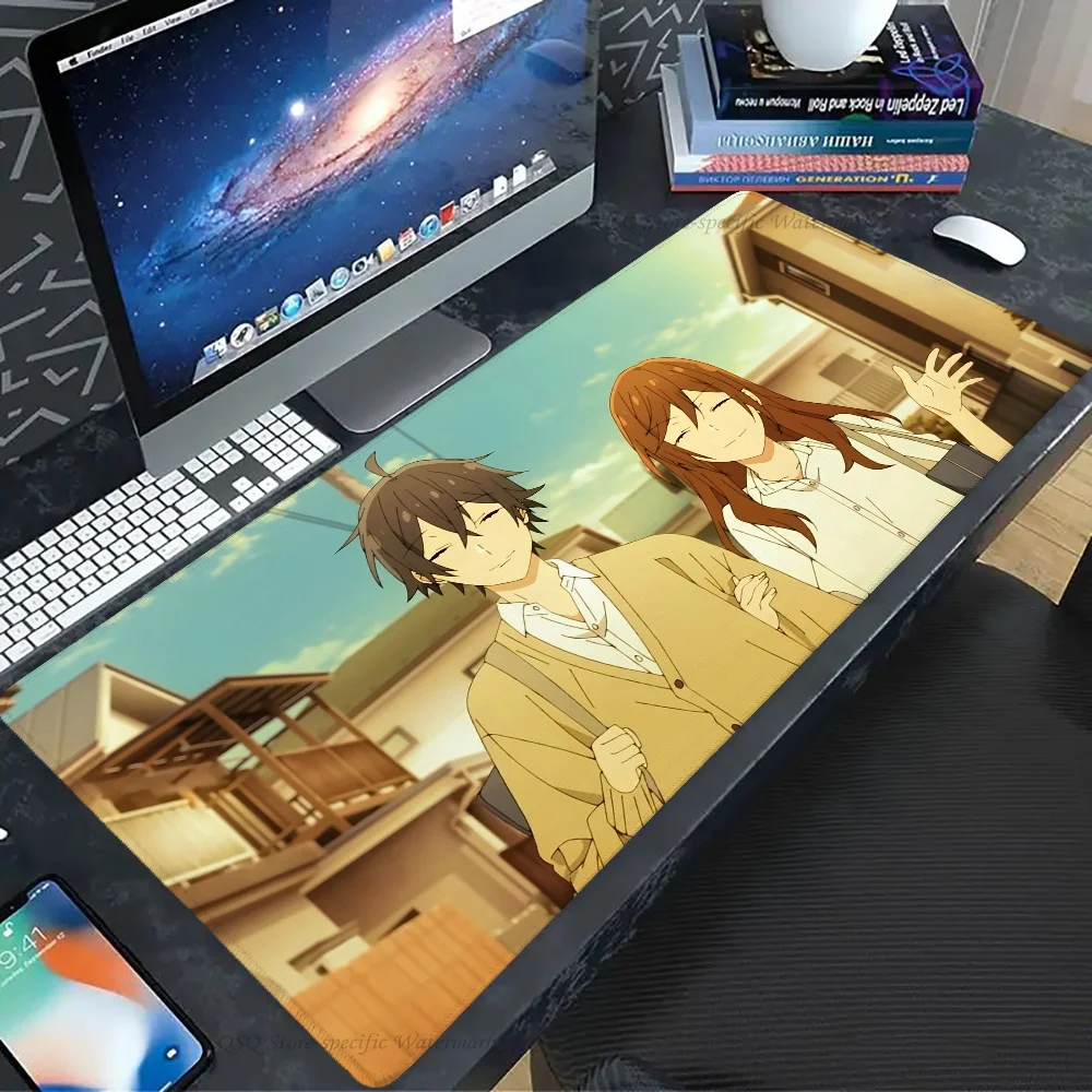 Animated Horimiya Mousepad Mouse Mat Desk Mat With Pad Gaming Accessories Prime Gaming XXL Keyboard Pad Padding Mat