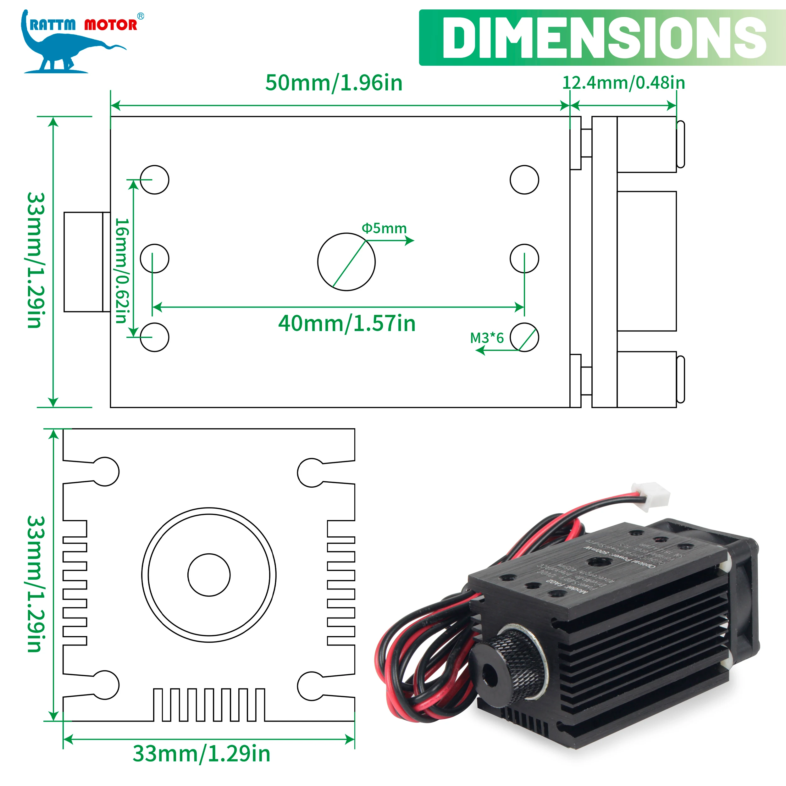 Optical Power: 500mW laser module 450nm Adjust Focus Blue Laser Engraving And Cutting Power Source Control