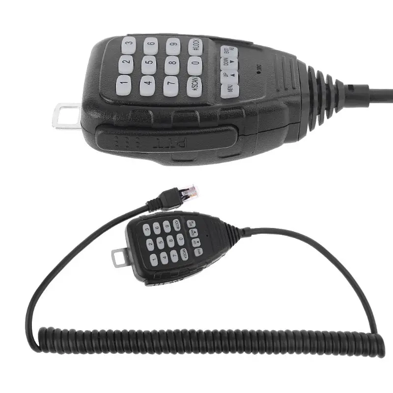 Dropship dtmf alto-falante microfone para qyt KT-8900D KT-8900 rádios móveis do carro acessórios melhorado dtmf teclado