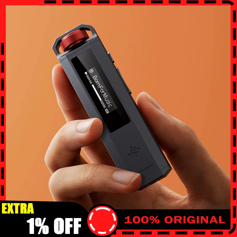 FiiO SnowSky ECHO NANO Portable Smart Music Player Hi-Res Lossless HiFi MP3 Player with OLED Screen DSD/WAV/FLAC/APE/MP3/M4A/OGG