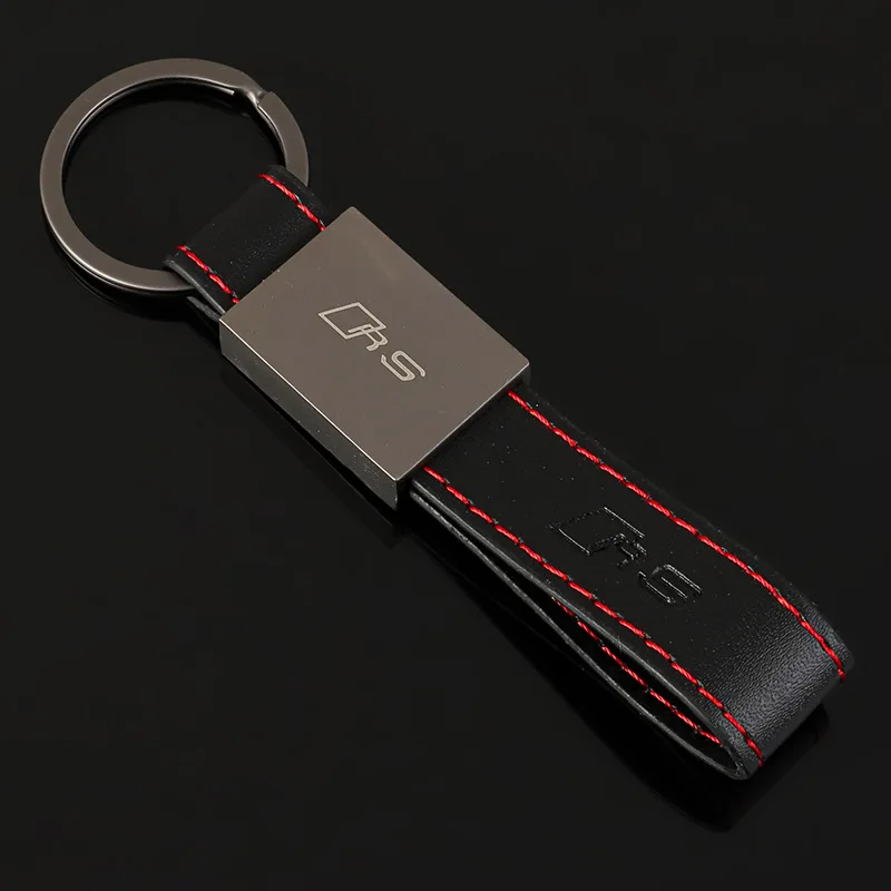 Car Key Chain Keychain Auto Emblem Key Ring Accessories For Audi Sline A3 A1 A4 A6 C7 A5 A7 A8 B9 B6 C6 Q2 Q7 S3 S4 S7 TT RS7