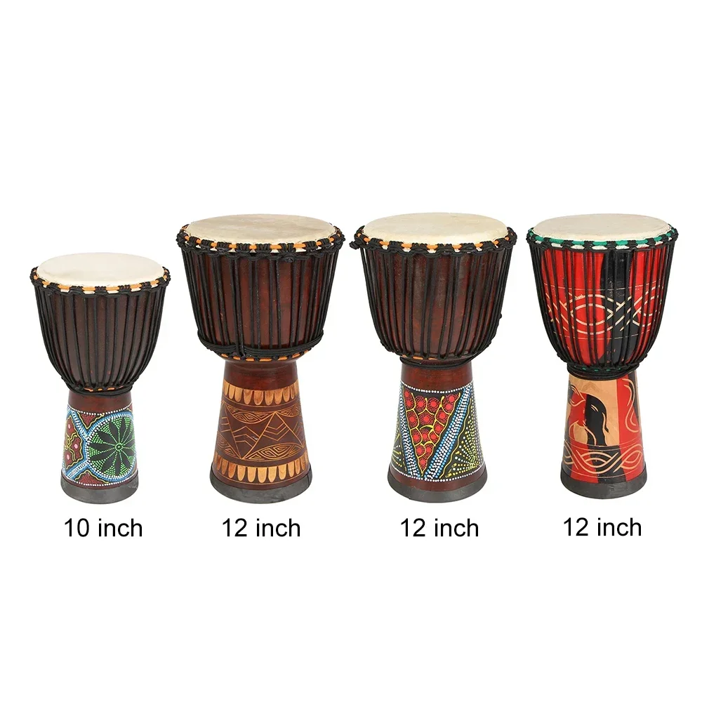 

D-990 China Manufacture Wholesale Mahogany African 12" Djembe Drum Percussion Instrument