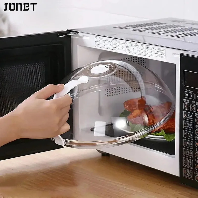 

Microwave Splatter Cover with Handle, Reusable Microwave Food Lid, Modern Kitchen Utensil Practical Kitchen Gadget and Accessory
