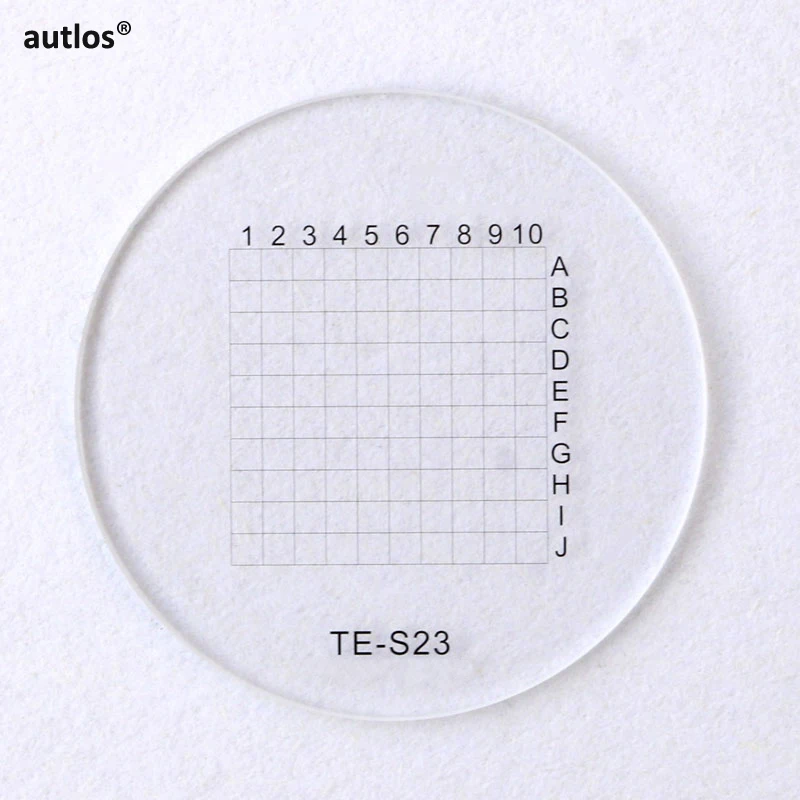 Placa Divisória de Tela de Vidro Óptico Micrômetro Medidor de Valor de Célula Microscópio 963 mm