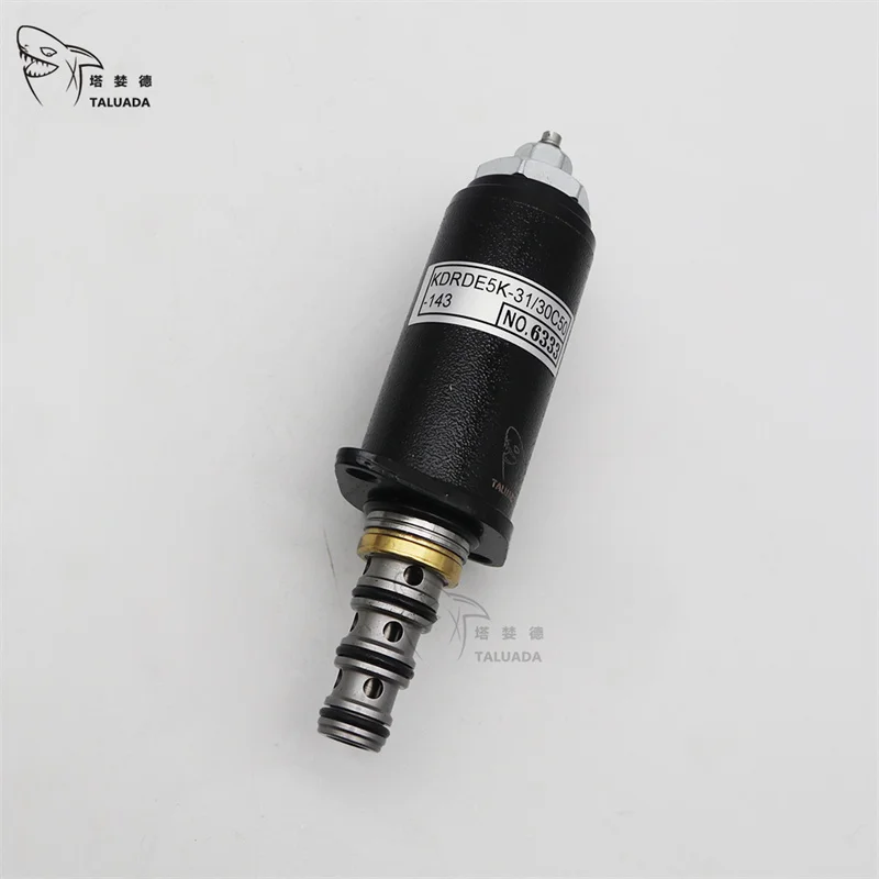 For Solenoid Valve Kobelco SK200-8 SK260 SK210LC-8 Excavator Main Pume Solenoid Valve C24DA40 KDRDE5K-31/30C50-123 YN35V00052F1